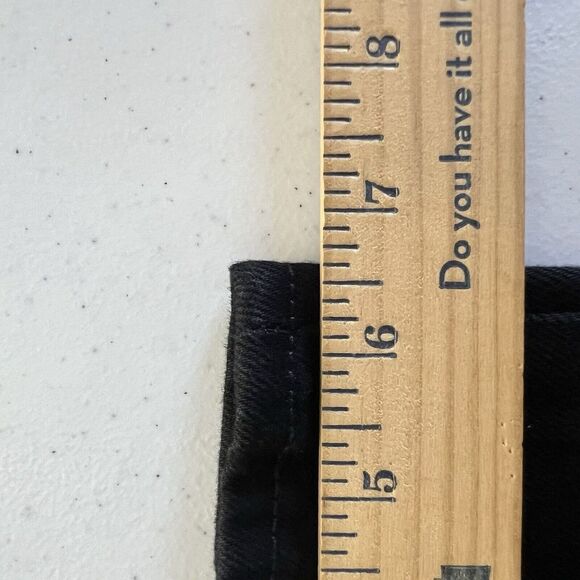 Old Navy Jeans Womens 12 Black Curvy OG Straight High Rise Secret Smooth Pockets - Picture 8 of 8